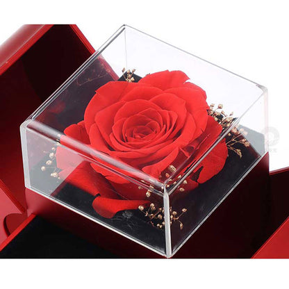 Preserved Rose Apple Gift Box with Necklace (photo 11)