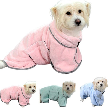 Microfiber Pet Bathrobe Towel