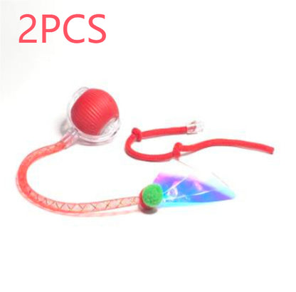 Automatic Rolling Cat Toy Ball with Tail (photo 19)