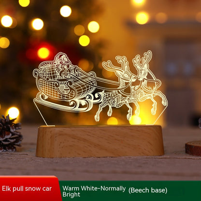 Christmas 3D Acrylic LED Night Light (photo 8)