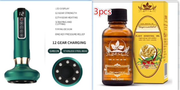 Electric Cupping and Gua Sha Body Massager, Rechargeable (photo 16)