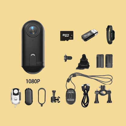 Mini Thumb-Size Action Camera with Magnetic Mount (photo 24)