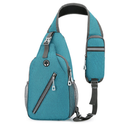 Men's Oxford Cloth Crossbody Chest Bag (photo 5)