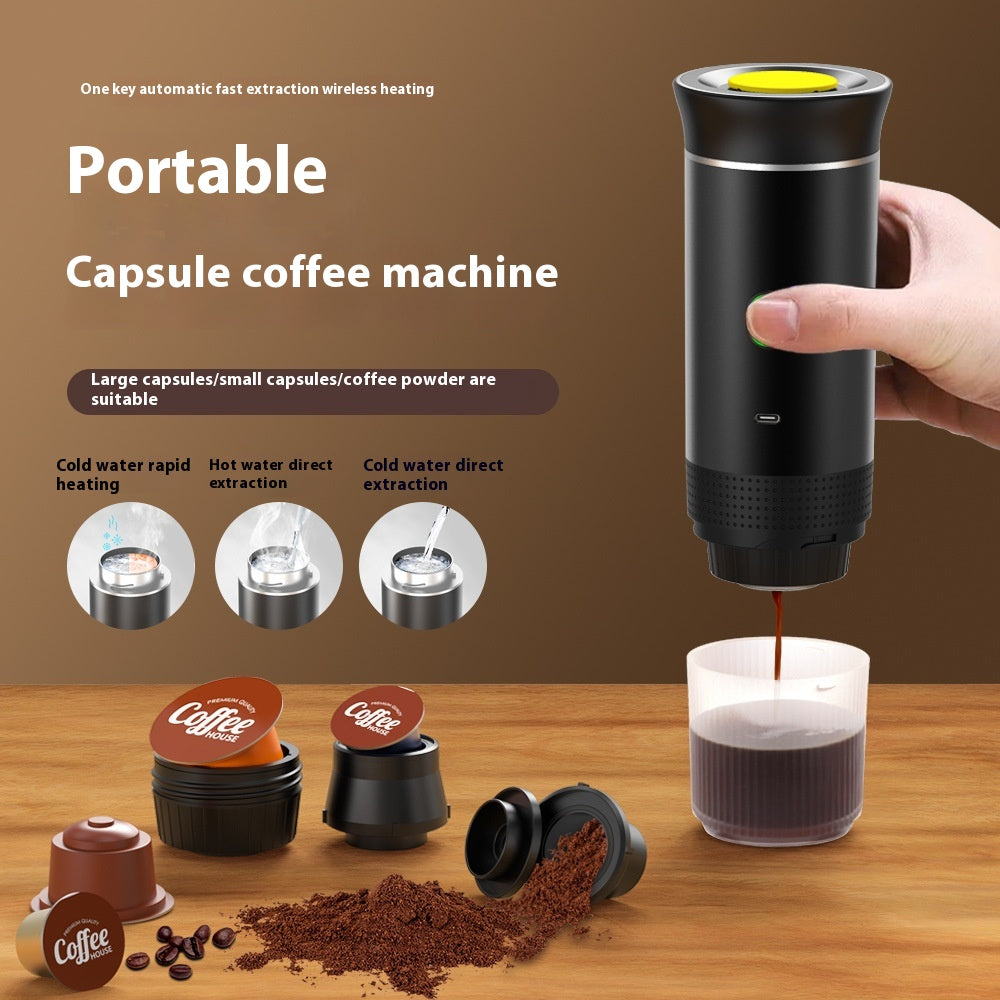 3-in-1 Portable Espresso Maker, Rechargeable (photo 2)