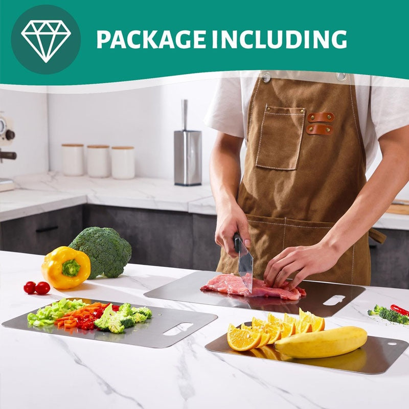 Double-Sided Metal Cutting Board, 25 x 15 to 46 x 30 cm (photo 5)