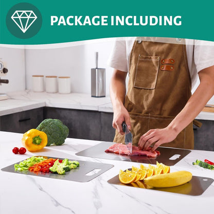 Double-Sided Metal Cutting Board, 25 x 15 to 46 x 30 cm (photo 5)