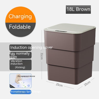 Motion Sensor Trash Can with Lid, 11 to 24 L (photo 27)