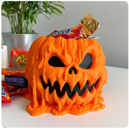 Melting Pumpkin Candy Bowl with Lid (photo 5)