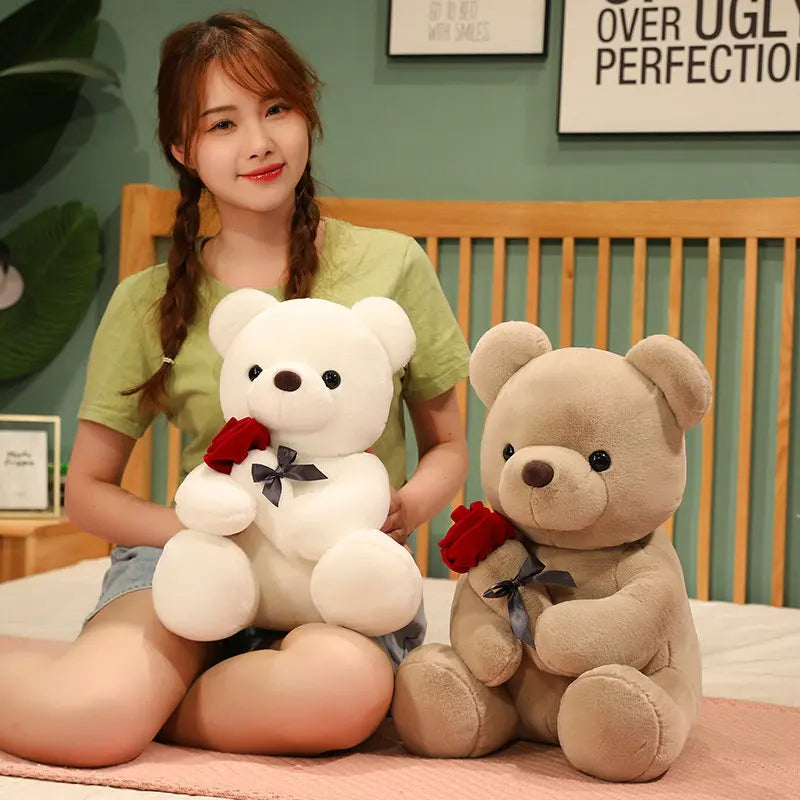 Rose Teddy Bear Plush (photo 7)