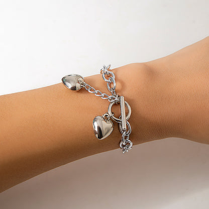 Chunky Chain Lock and Key Necklace or Bracelet (photo 12)