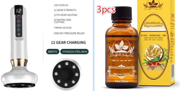 Electric Cupping and Gua Sha Body Massager, Rechargeable (photo 17)