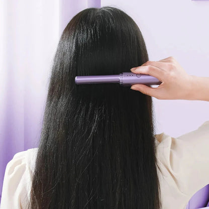 Cordless Mini Hot Comb Straightening Brush (photo 3)