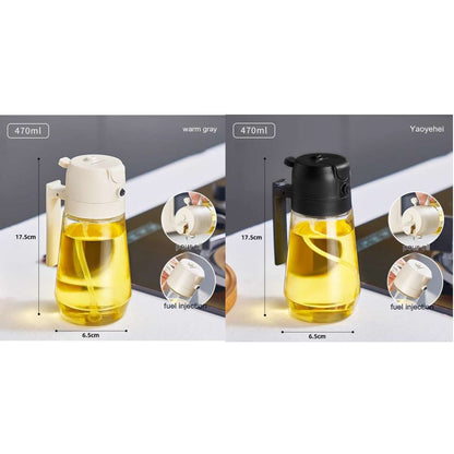 2-in-1 Glass Oil Sprayer and Pourer, 470 ml (photo 33)