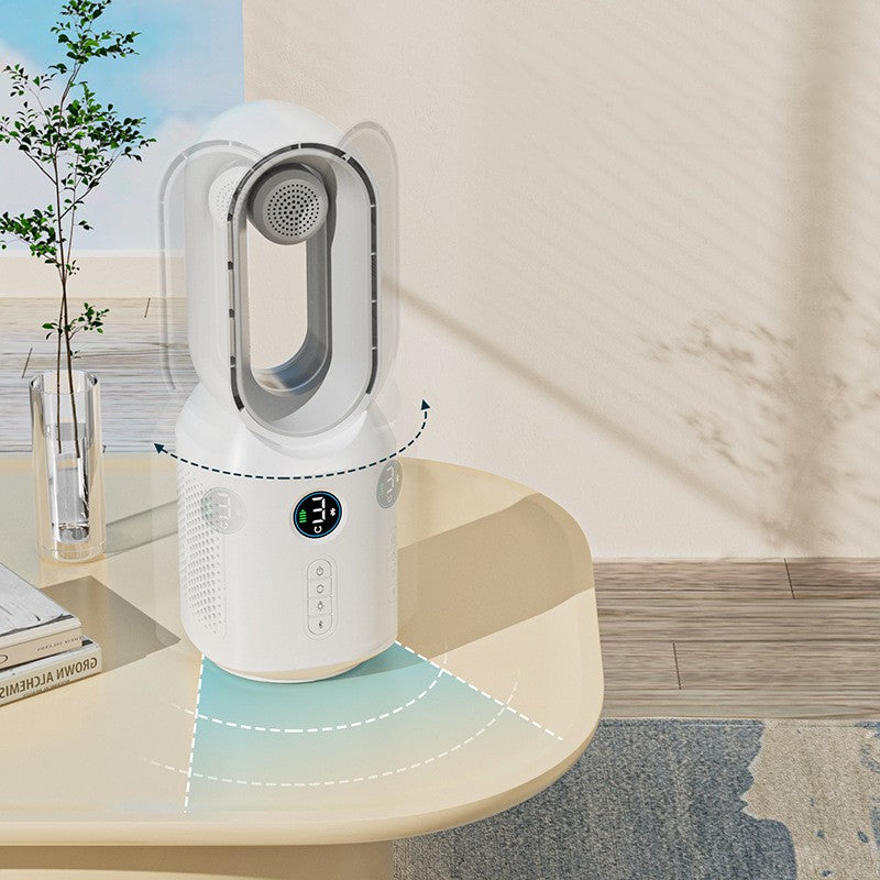 Bladeless Rechargeable Fan with Night Light, With or Without Bluetooth Speaker (photo 2)