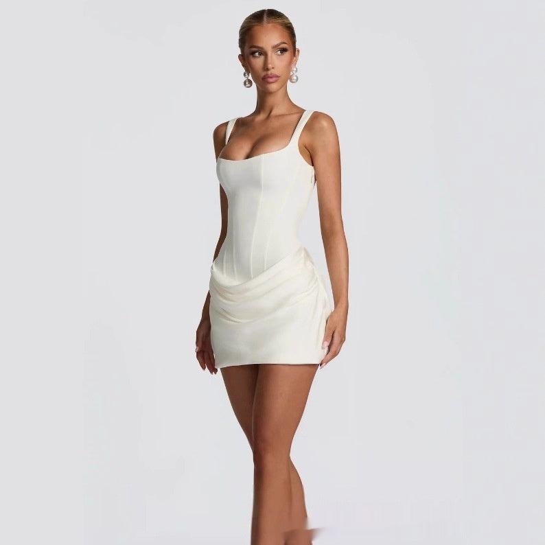 Women's Sleeveless Corset Mini Dress (photo 5)