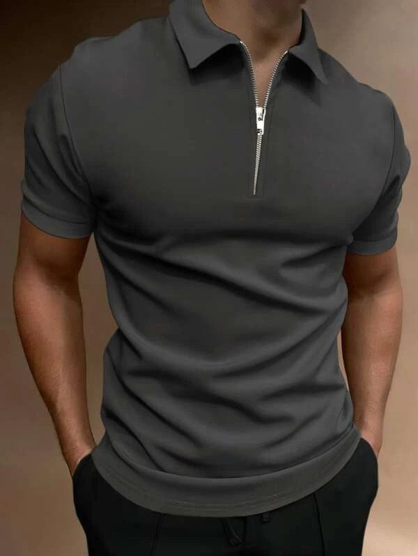 Men's Printed Polo Shirt, Loose Fit (photo 11)