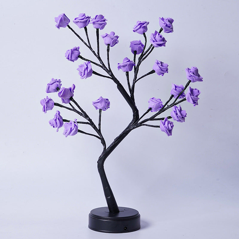 USB LED Rose Tree Table Lamp (photo 10)