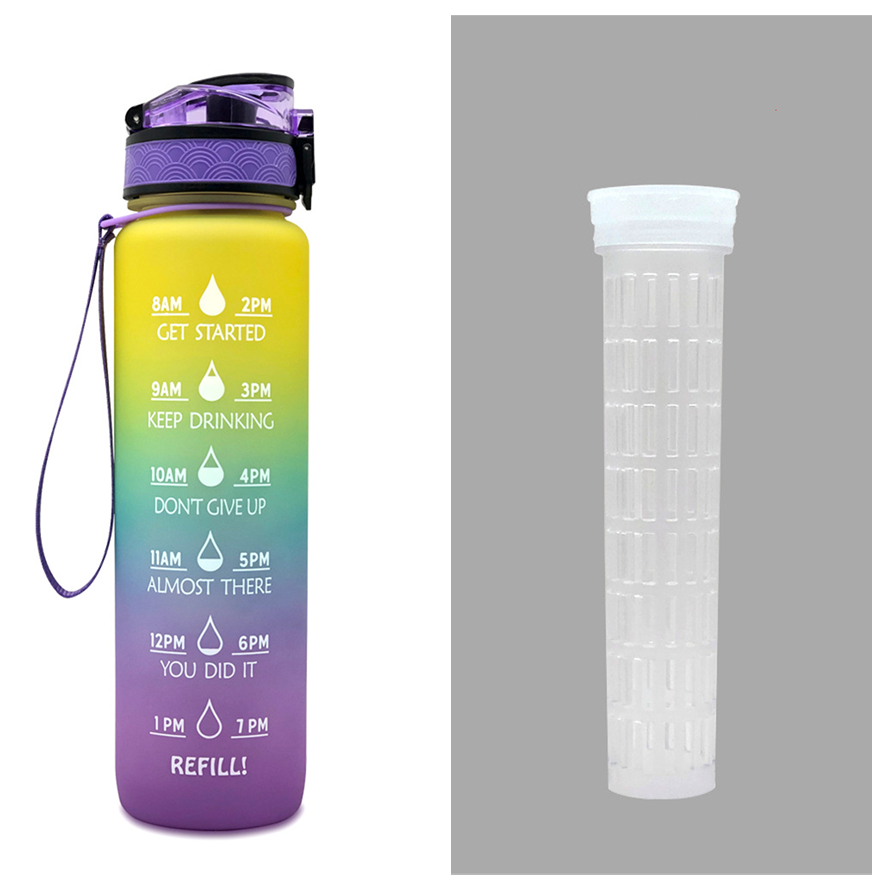 1 L Tritan Water Bottle with Time Markers (photo 38)