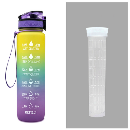 1 L Tritan Water Bottle with Time Markers (photo 38)