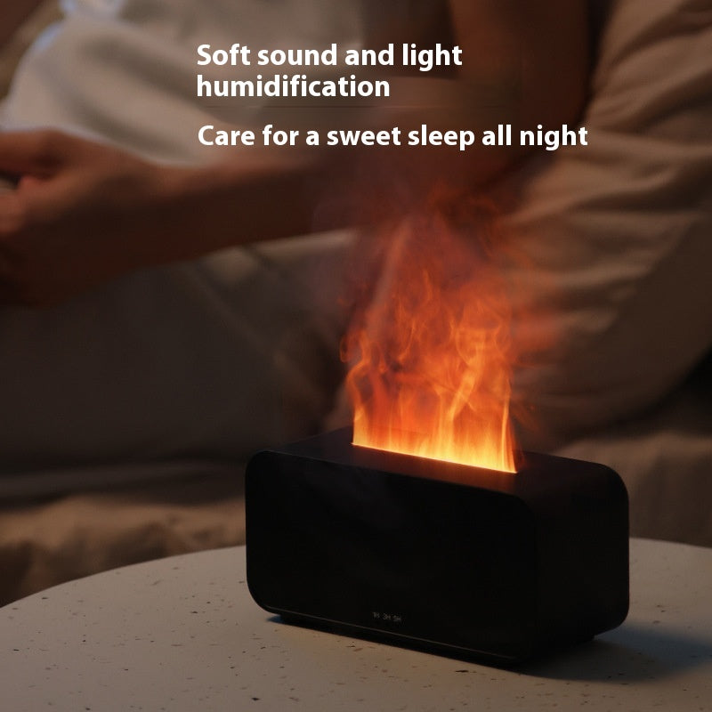 Flame Effect Mist Diffuser with Timer, USB (photo 4)