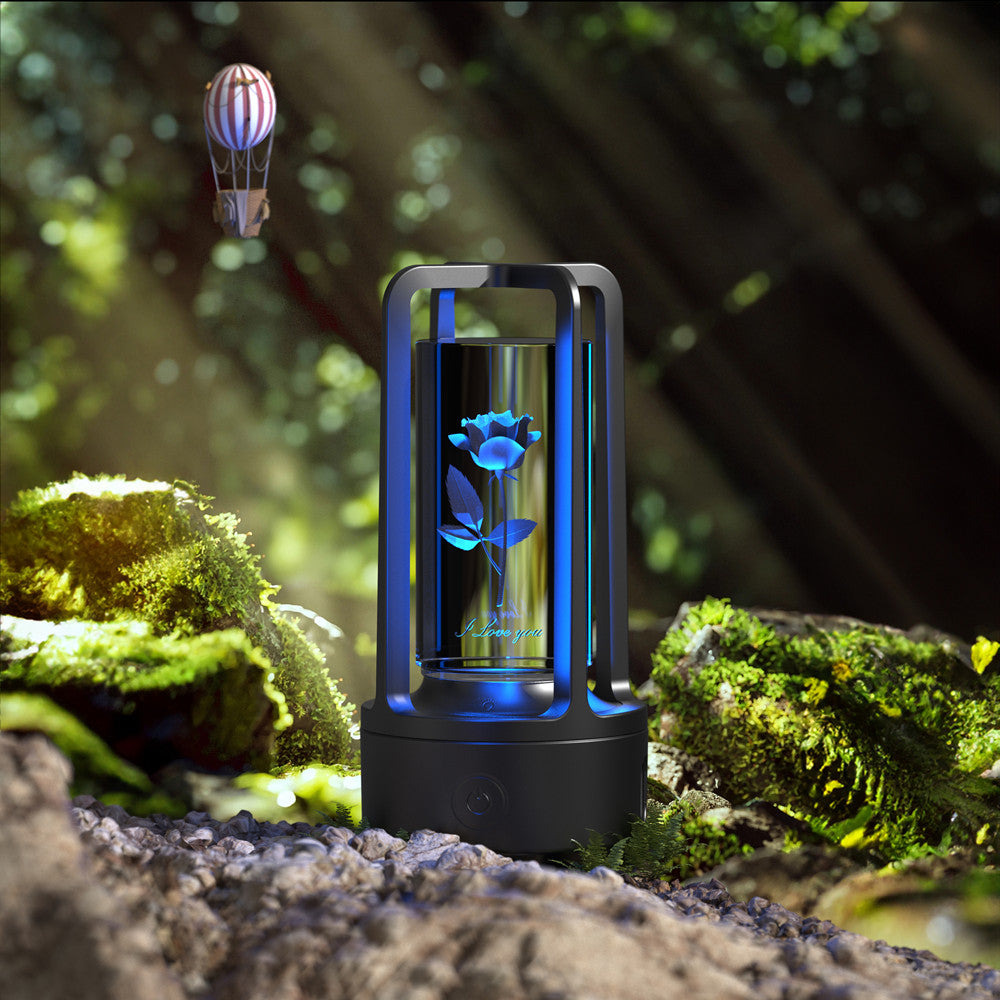 Acrylic or Crystal Night Lamp with Bluetooth Speaker (photo 13)