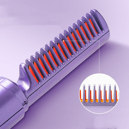 Cordless Mini Hot Comb Straightening Brush (photo 7)