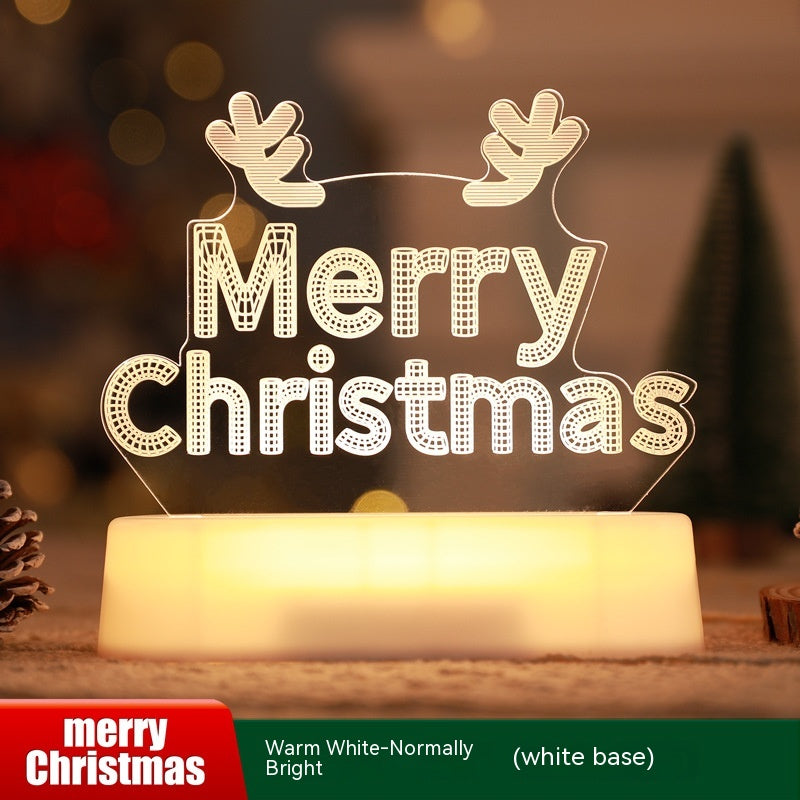 Christmas 3D Acrylic LED Night Light (photo 11)