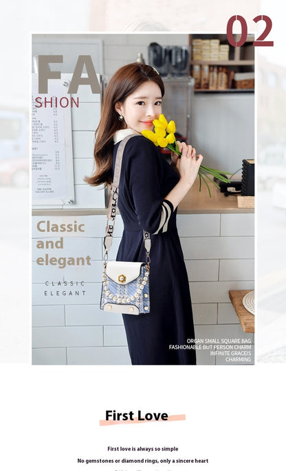 Mini Crossbody Phone Bag with Pearl Chain (photo 32)