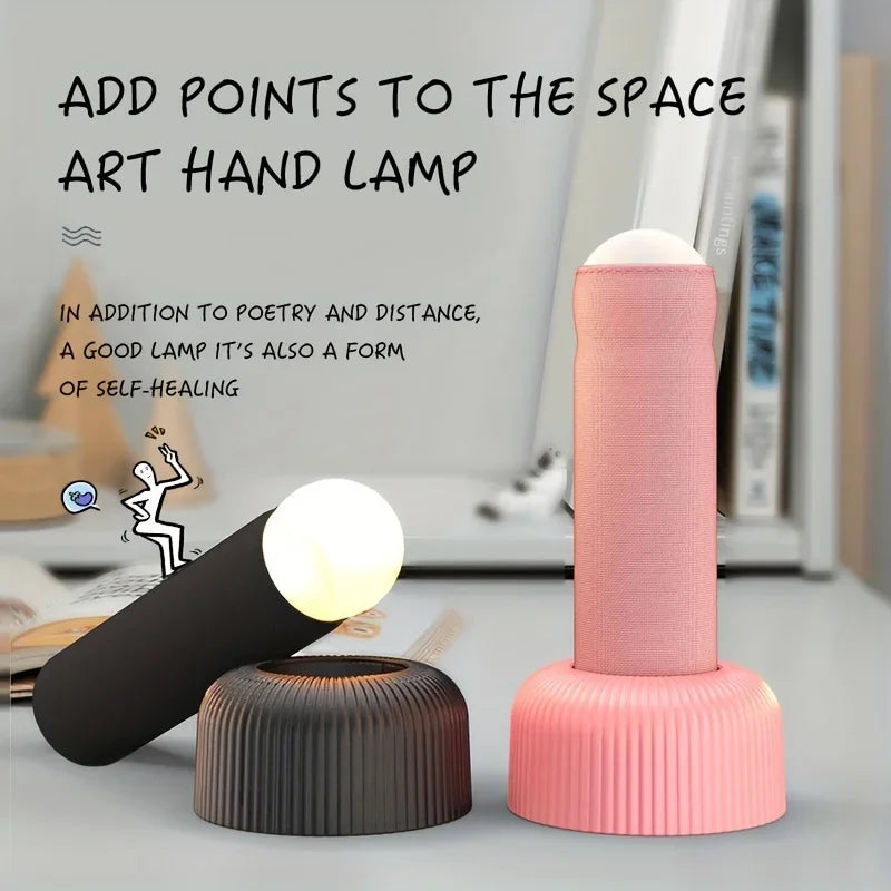 Handheld Fabric LED Night Light with Stand