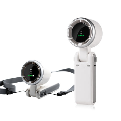Foldable Mini Turbo Fan with Neck Strap, USB-C (photo 6)