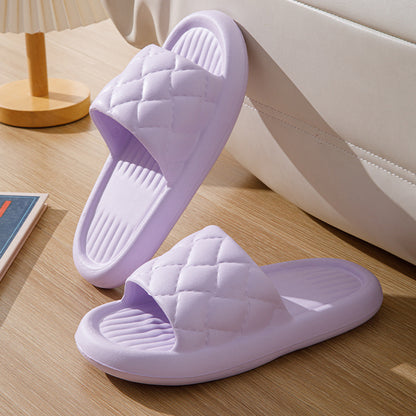 Rhombus Pattern EVA House Slippers (photo 5)