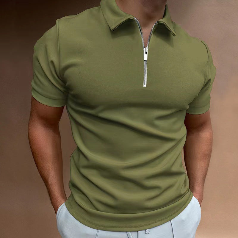 Men's Printed Polo Shirt, Loose Fit (photo 9)