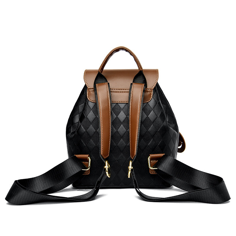 Women's PU Leather Bucket Backpack (photo 5)