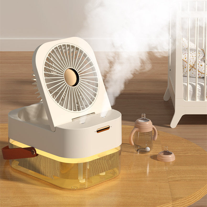 USB Mist Humidifier Fan with Night Light, 2.5 L (photo 5)