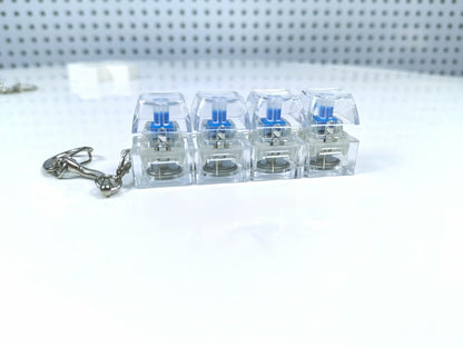 4-Key Clicker Keychain with Light (photo 6)