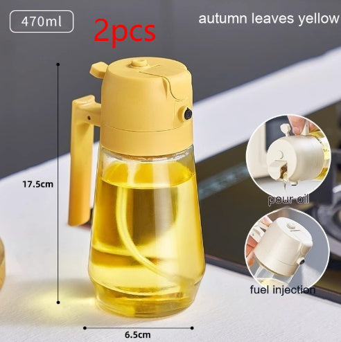 2-in-1 Glass Oil Sprayer and Pourer, 470 ml (photo 23)