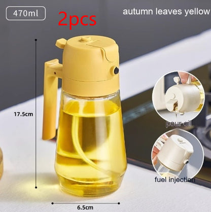 2-in-1 Glass Oil Sprayer and Pourer, 470 ml (photo 23)