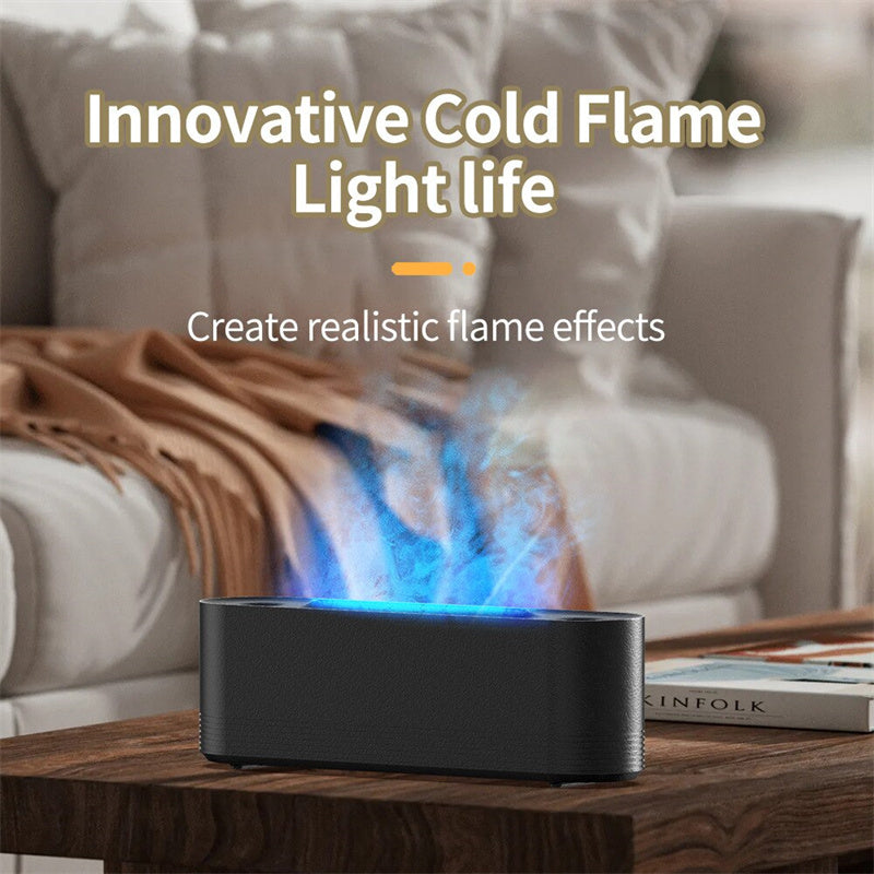 Flame Humidifier and Aroma Diffuser with 7 Colors (photo 3)