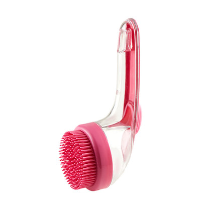 Long-Handle Pet Bath Brush with Shampoo Dispenser (photo 9)