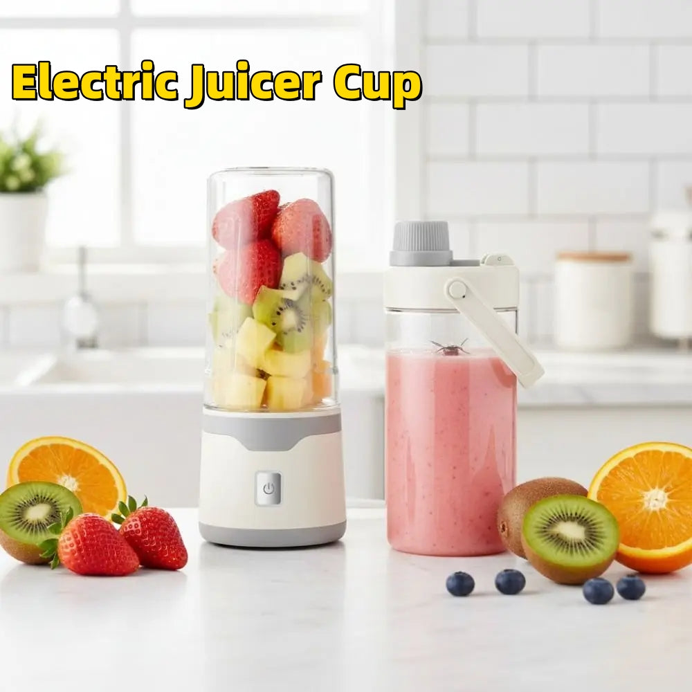 Rechargeable Portable Blender Cup, Single or Double Cup