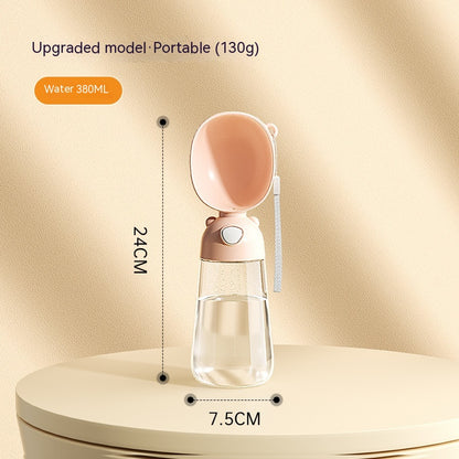 Portable Pet Water Bottle with Food Container (photo 12)