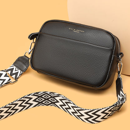 Embroidered Rhombus Crossbody Square Bag (photo 9)