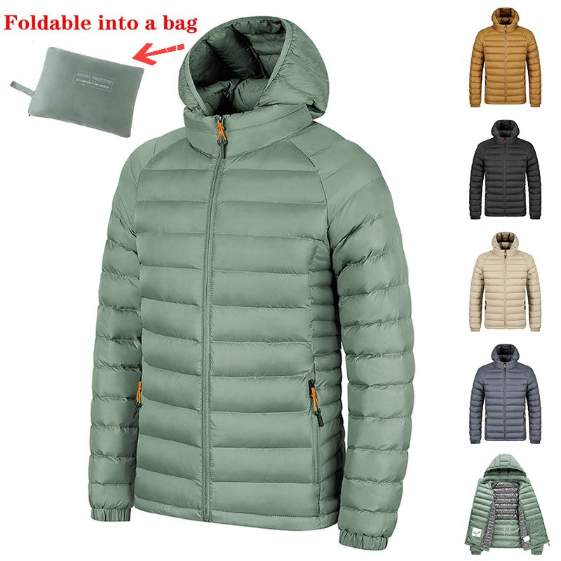 Men's Lightweight Hooded Padded Jacket