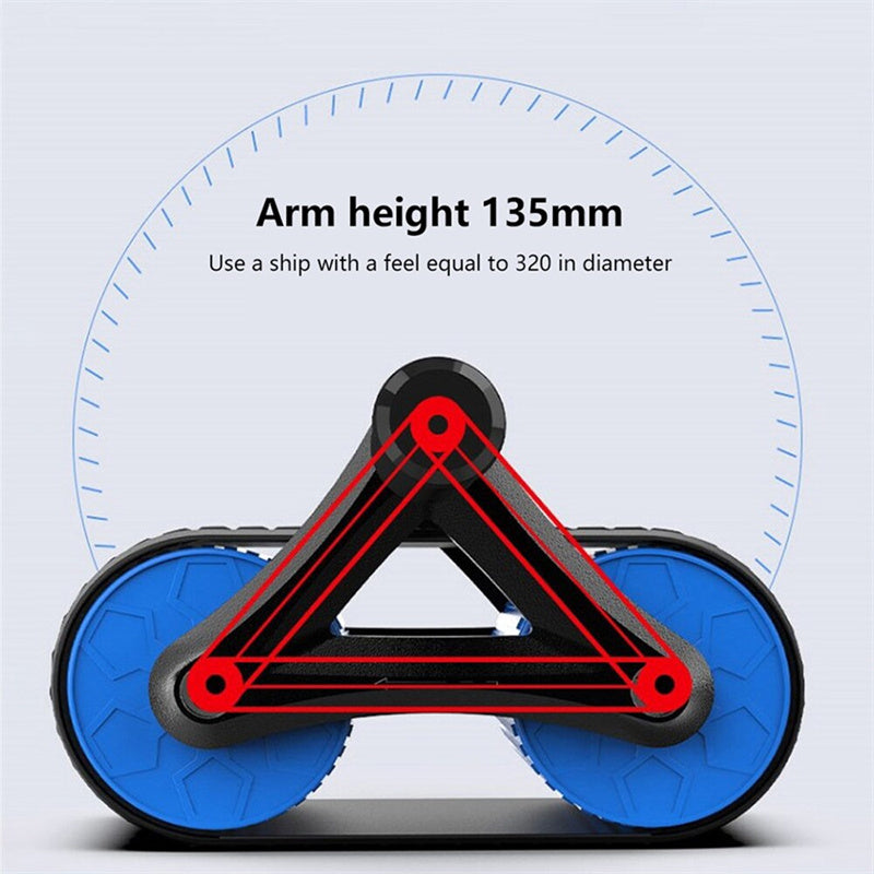 Automatic Rebound Double-Wheel Ab Roller with Knee Pad (photo 8)