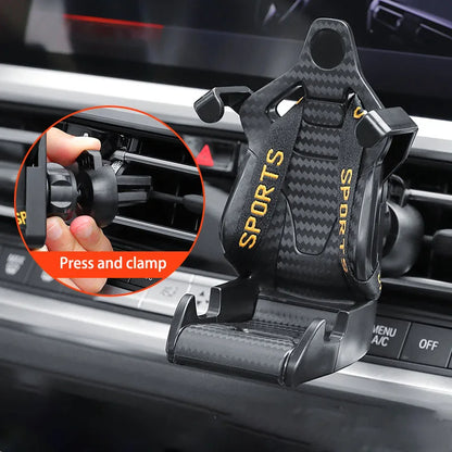 Racing Seat Car Air Vent Phone Holder