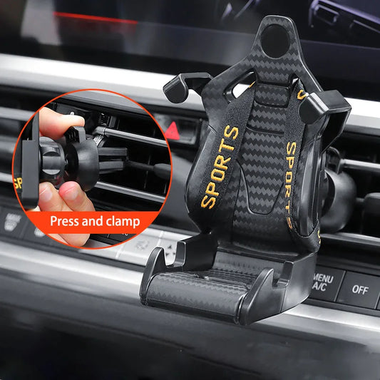 Racing Seat Car Air Vent Phone Holder