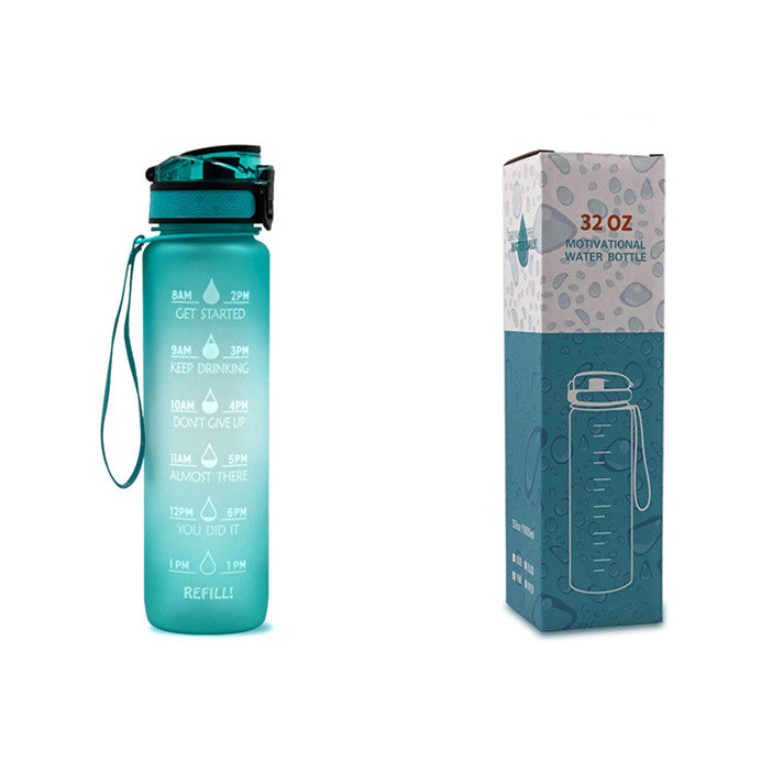 1 L Tritan Water Bottle with Time Markers (photo 19)