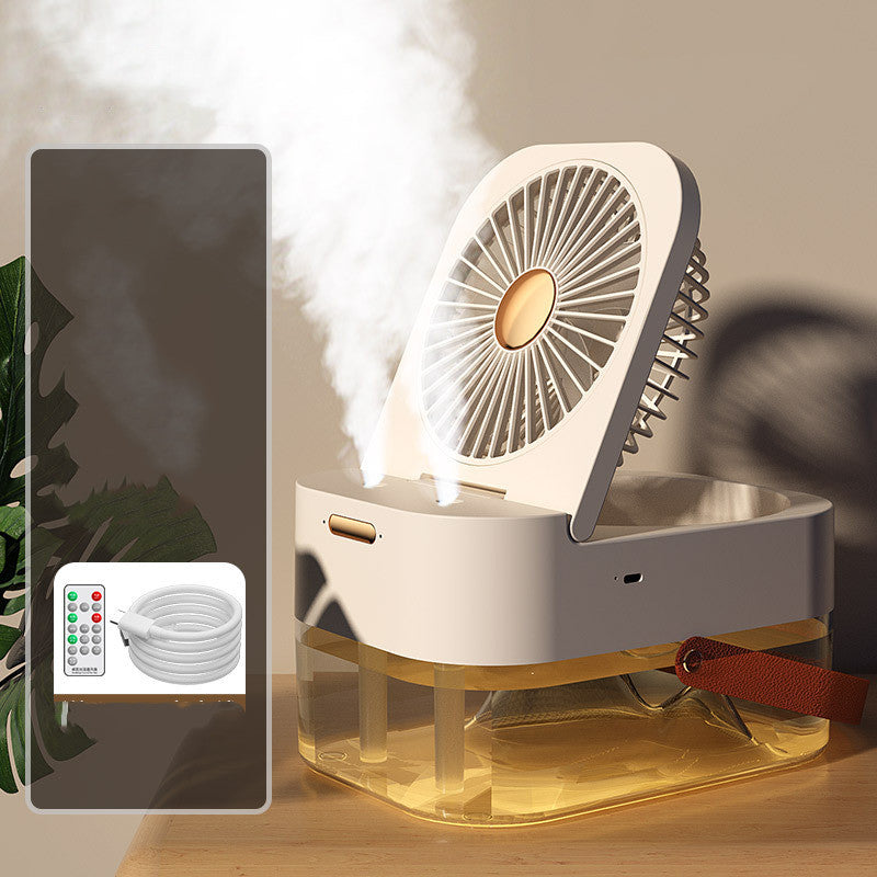 USB Mist Humidifier Fan with Night Light, 2.5 L (photo 9)