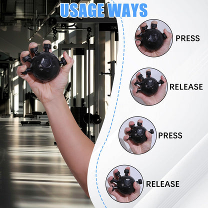 Adjustable Finger Grip Strengthener Ball (photo 2)