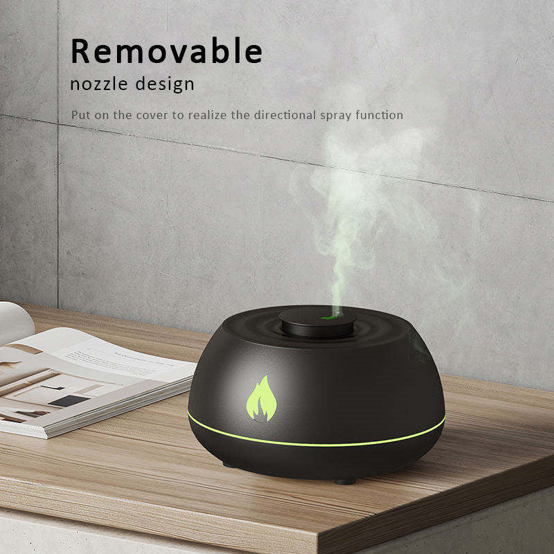 Flame Effect Mini Humidifier and Aroma Diffuser, 130 ml (photo 3)
